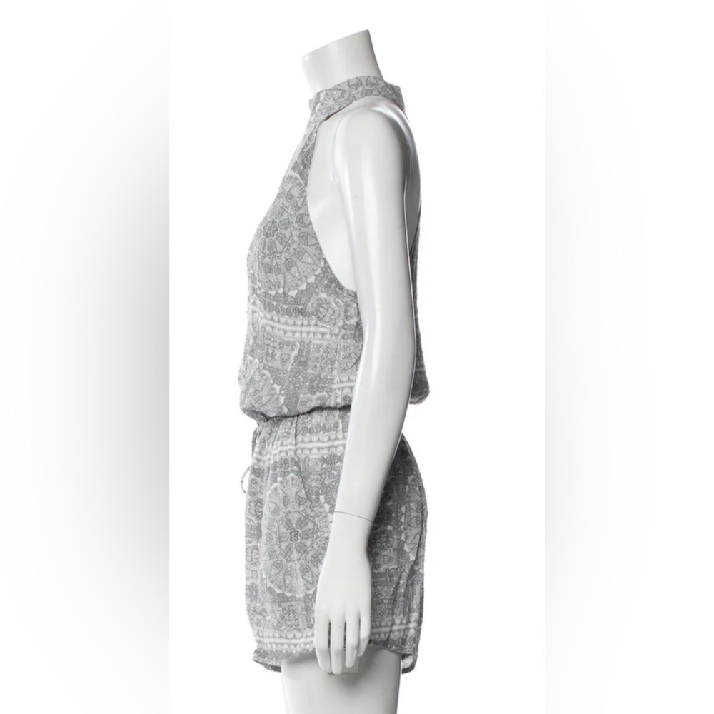 Zimmermann Printed Halterneck Patterned Romper Si… - image 2